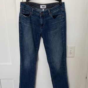 PAIGE Classic Indigo Jeans